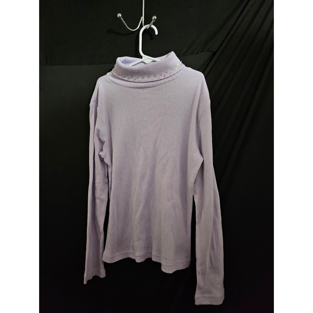Sweater girls size large lavender #101